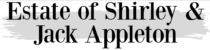 Estate of Shirley & Jack Appleton Logo b&w