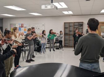 Arts-in-Education Residency Our week-long residency, presented by Fischoff’s Ann Divine Educator Award winner, includes side-by-side performance opportunities, workshops for middle school and high school music students and a free community concert. (Best for grades 6-12)