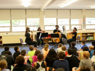 Peer Ambassadors for Chamber Music (PACMan) Meet kids just like you who are participating in the Fischoff Competition and hear them perform live at your school! Learn about the instruments they play and how they got their start in music. (Best for grades 2-5)