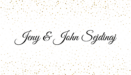 Jeny & John Sejdinaj 2024 Logo