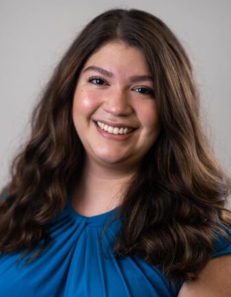 Geneviéve Carreño is a musician and arts manager from Goshen, Indiana. She is thrilled to be a part of the Fischoff family amongst such a dedicated and caring staff. Geneviéve is a 2024 Summa Cum Laude graduate of Baldwin Wallace University (BW) in Berea, Ohio, with a Bachelor of Arts in Music and Theatre Management and a minor in applied music (voice). Growing up, Geneviéve played viola for 8 years and sang in school and community choirs and theatre productions. She graduated with honors from Concord High School in 2020 and was an avid participant in the performing arts, student council, and speech & debate. Outside of work, she is a member of the Camerata Singers and likes to crochet, travel, spend time with friends and family, and volunteer in the community.