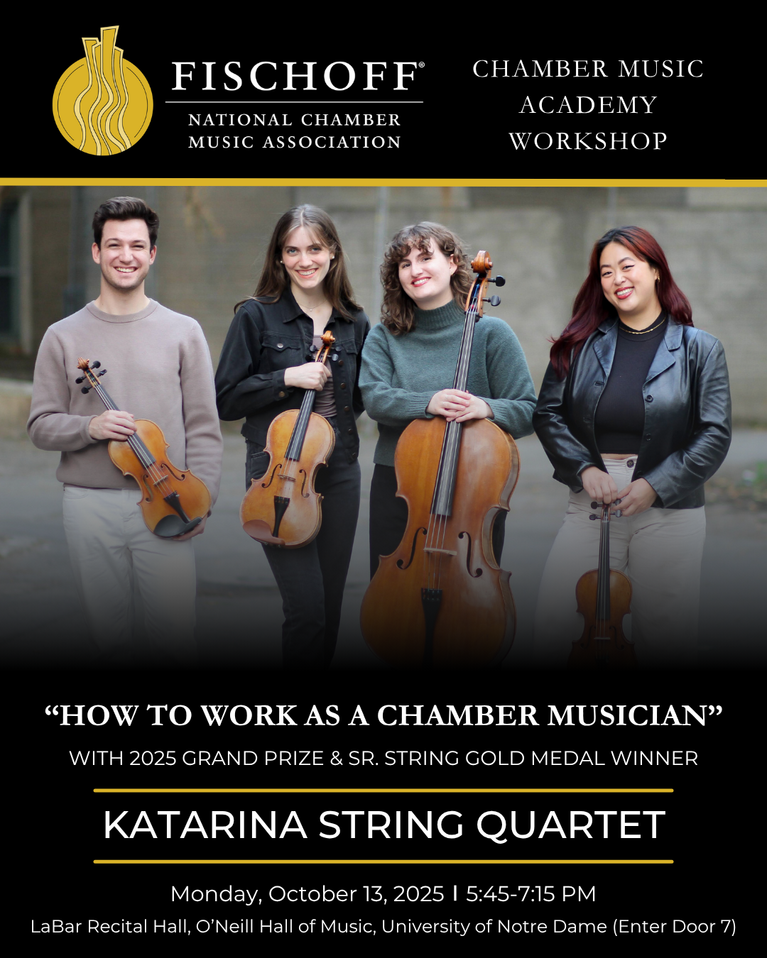 Katarina String Quartet workshop